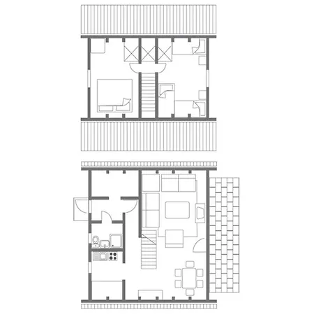 Ferienwohnpark Nurdachhaus Typ 8 Ndt 014 *